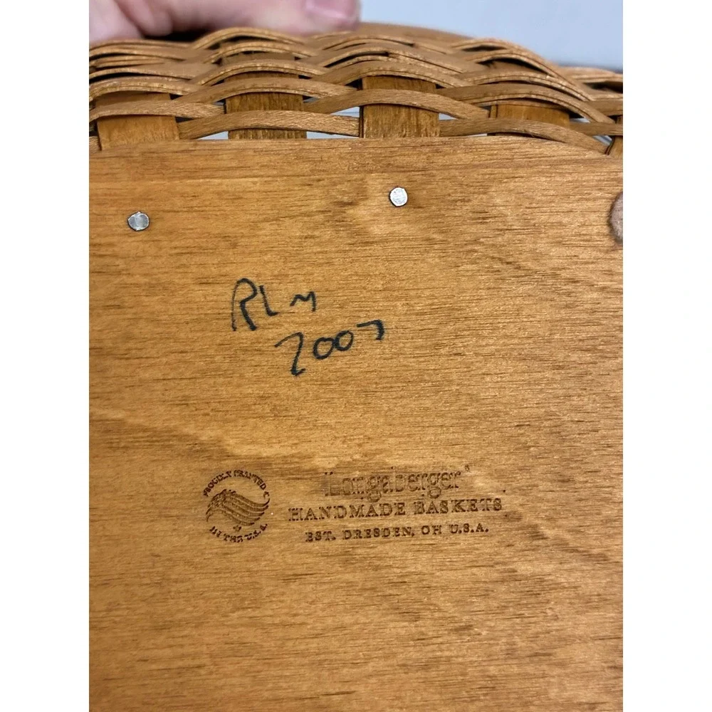 Longaberger handmade basket